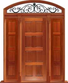 8 panel: double door