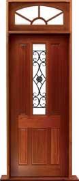 paddington with ironwork: door in frame