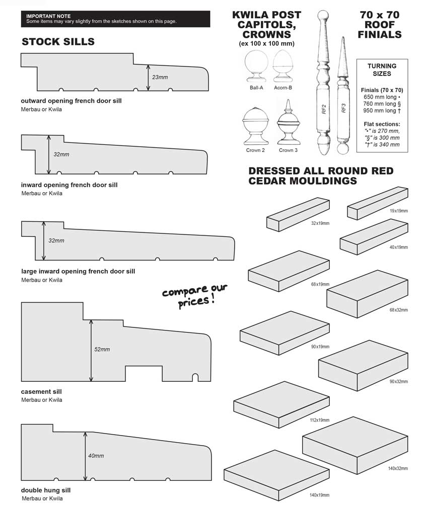 stock sills